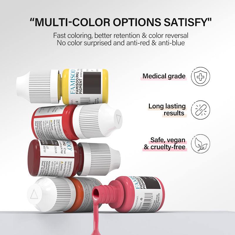 FAMISOO 5ML Permanent Makeup Pigments