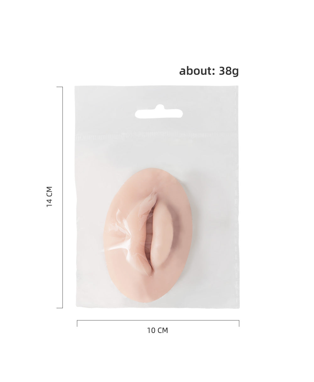 5D PMU Silicone Lip Practice Model 36G – Soft, Flexible Design for Lip Blush Training - 10PCS