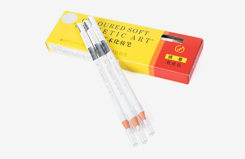 Smooth White Pull-Line Eyebrow Pencil – 12PCS/BOX