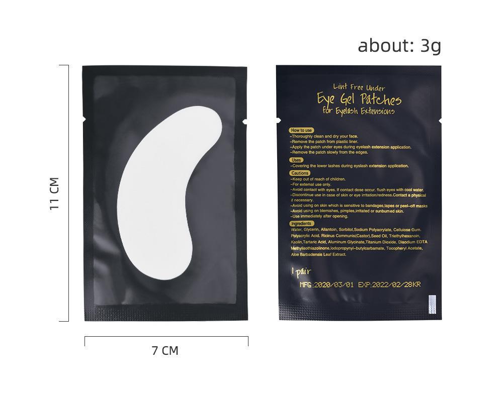 Eyelash Extension Under Eye Pads - Eye Masks for Lash Application - 50 Pairs/Pack