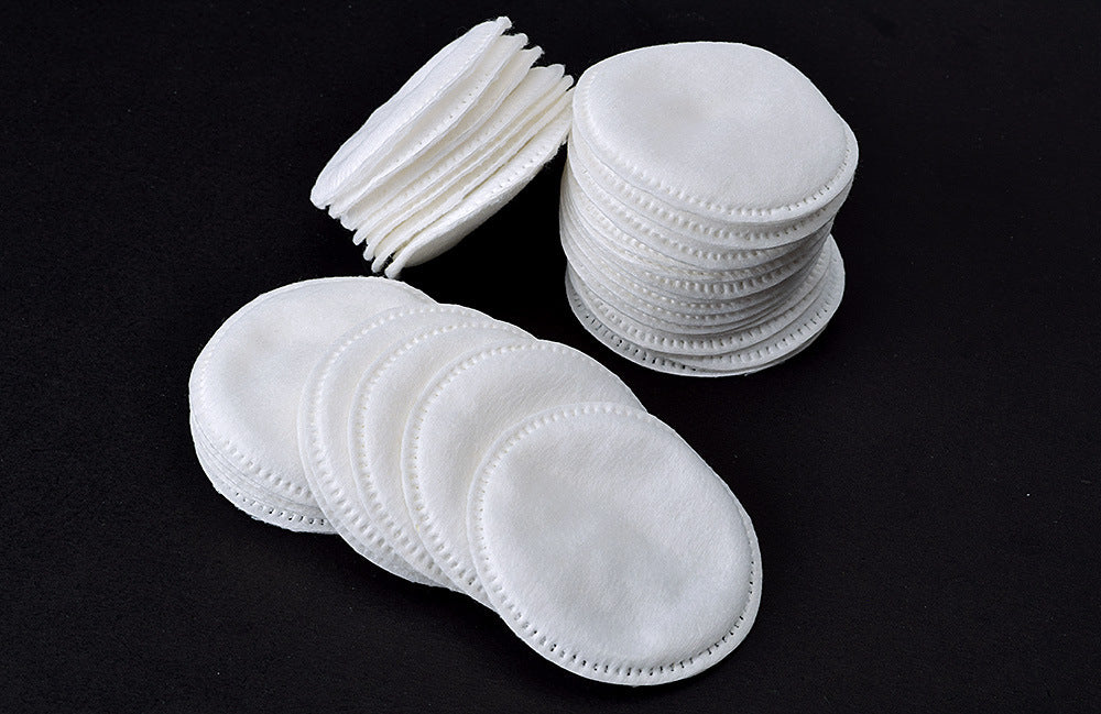 PMU Makeup Remover & Cleansing Wipes Round Edge-Locked Cotton Pads – 7 Packs