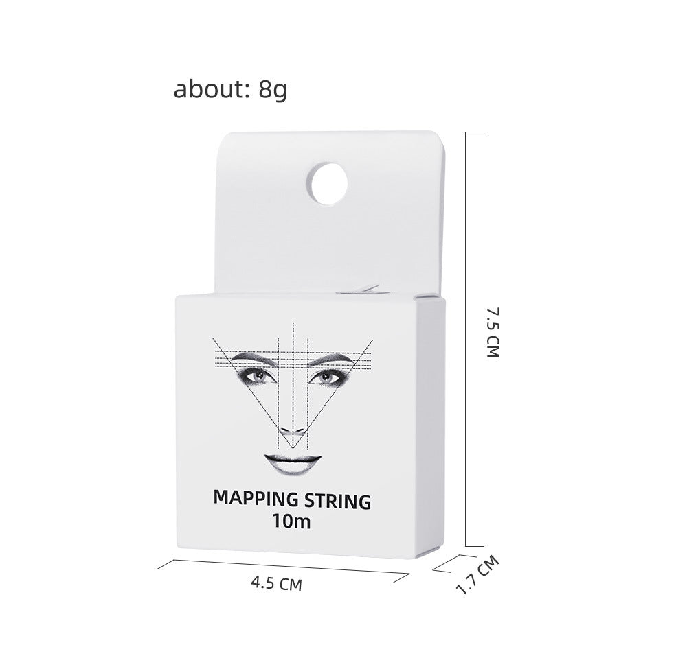 Vorgefärbter Mapping-String aus Nylonfaden für PMU – 10 Stück