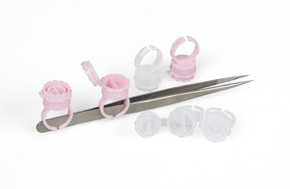 Multi-Purpose Disposable Ring Ink Cups for PMU & Eyelash Artists – 3 Packs
