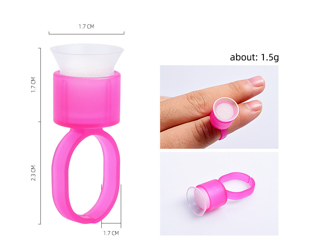 Sponge Ring Cup Holder for Tattoo and Microblading - 100 PCS