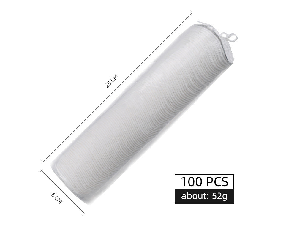 PMU Makeup Remover & Cleansing Wipes Round Edge-Locked Cotton Pads – 7 Packs