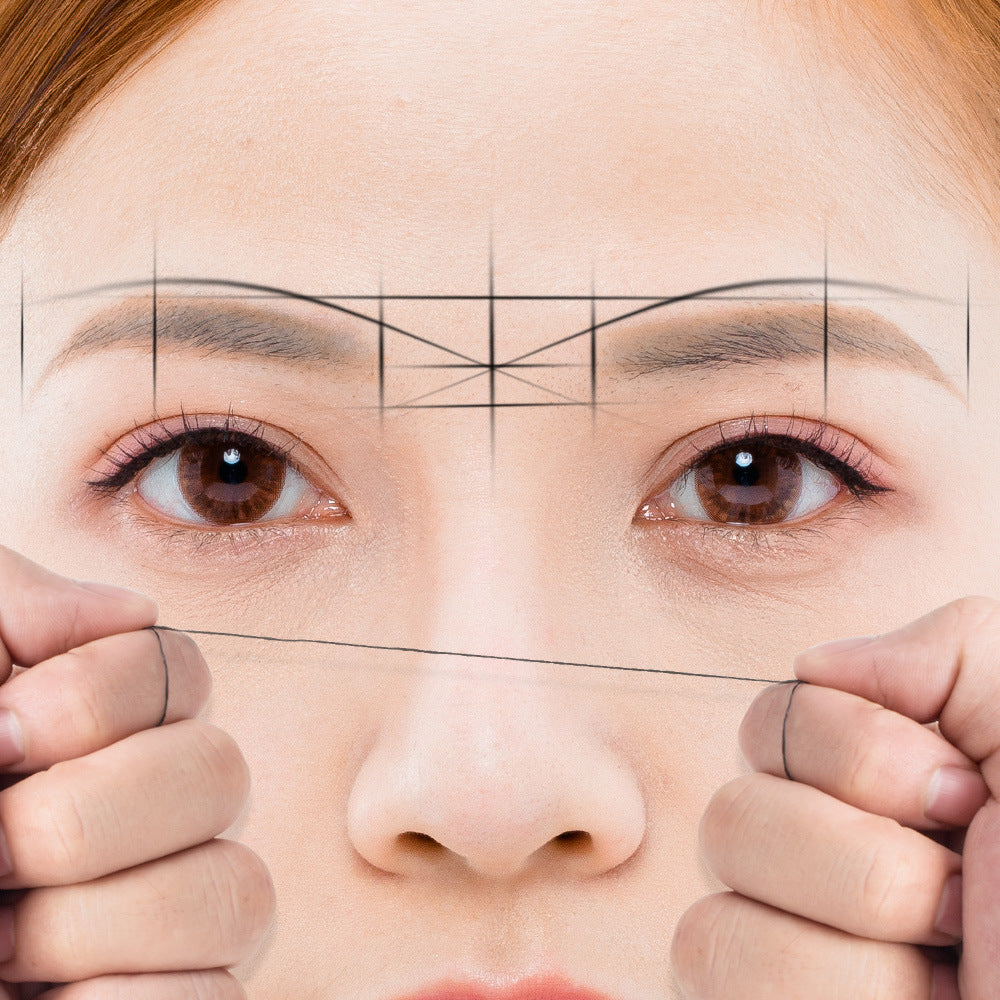 Mapping String for Eyebrow Design | Pre-Inked Facial Ruler - 6PCS