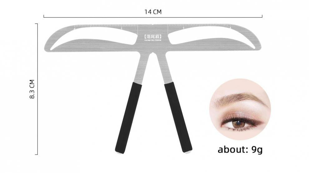 Metal Eyebrow Ruler – Essential Tool for Brow Mapping and Shaping - 5 PIECES