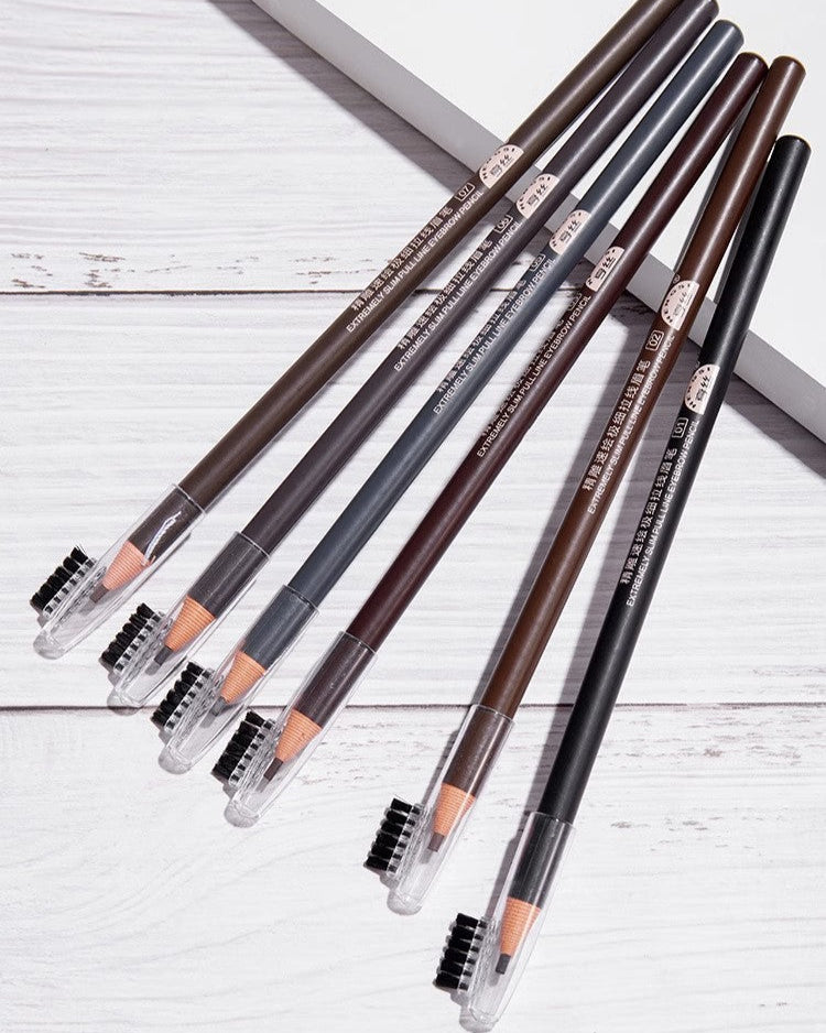 2mm Ultra-Fine Pull-String Eyebrow Pencil – Waterproof, Smudge-Proof & Long-Lasting (12PCS/BOX)