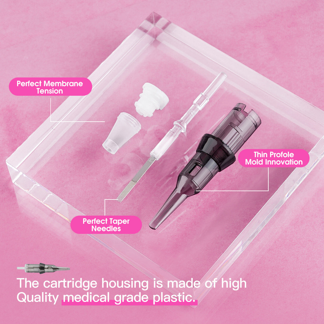 Dragonhawk Round Liner Permanent Makeup SMP Cartridge Needle