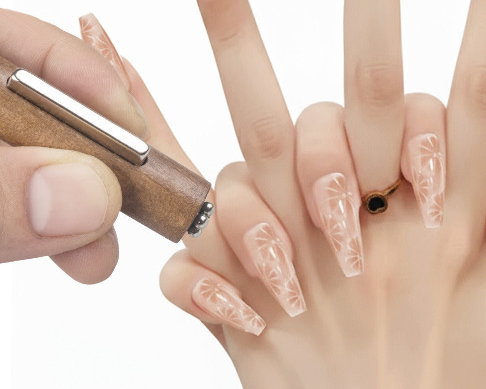3-in-1 Strong Cigar Magnet Nail Art Tool – Extra-Large Cylinder Design