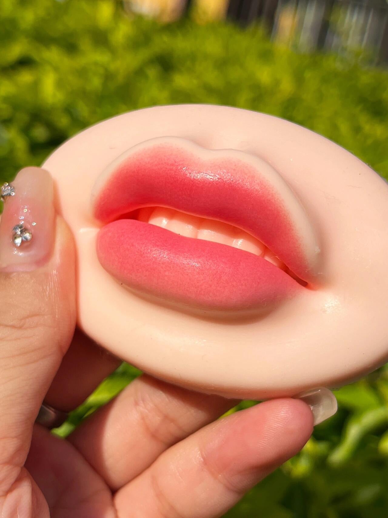 Modelo de práctica labial de silicona 5D de alta calidad, 50 g: perfecto para mapeo labial y entrenamiento de PMU.