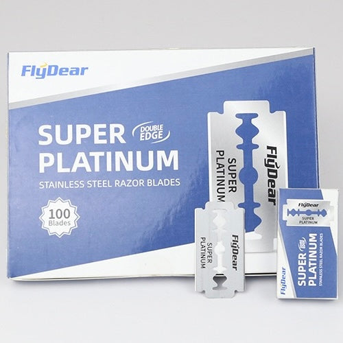 Classic Manual Stainless Steel Double-Edged Razor Blades – 2 Boxes
