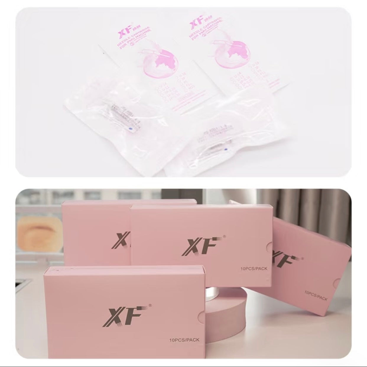 XF XU14 Regular Sponge Needle | 0.25mm | One-Stroke Color Fill - 10PCS/Box