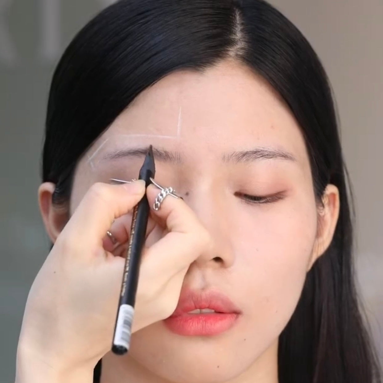 Schwarzer Permanent Makeup Microblading Augenbrauenstift