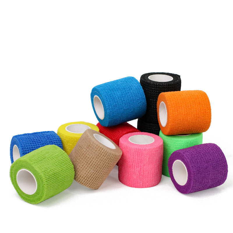 Disposable Self-Adhesive Elastic Bandage for Tattoo Machine Handles – 5cm x 4.5m