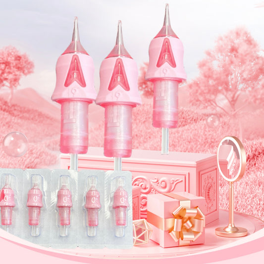 XF Pink Heart Needle Cartridges | 0.18mm / 0.25mm / 0.30mm | 10PCS/Box