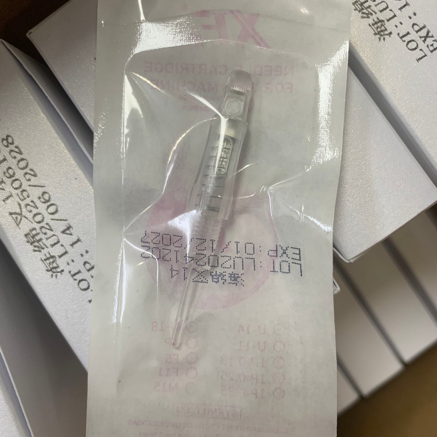 XF Regular XU14 Special PMU Needle - 10PCS/Box (For Use Only with XF Machines – Not Compatible with Other Devices)
