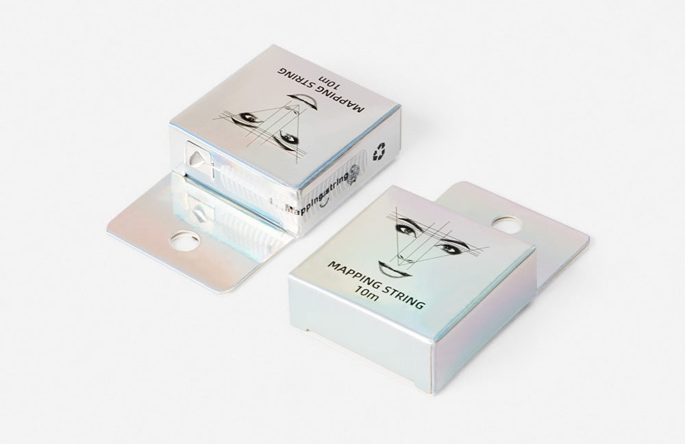 Mapping String for Eyebrow Design | Pre-Inked Facial Ruler - 6PCS