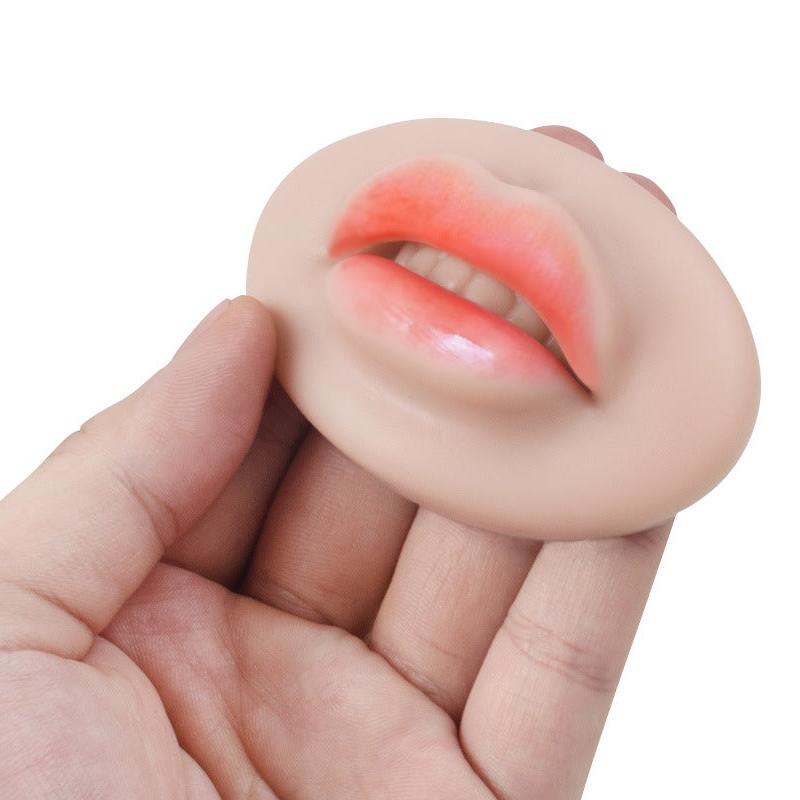 5D PMU Silicone Lip Practice Model 36G – Soft, Flexible Design for Lip Blush Training - 10PCS