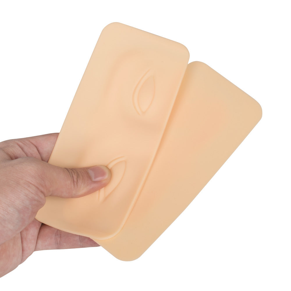 3D Eyebrow and Eye Practice Skin - Enhanced Silicone for Realistic Training - 20PCS