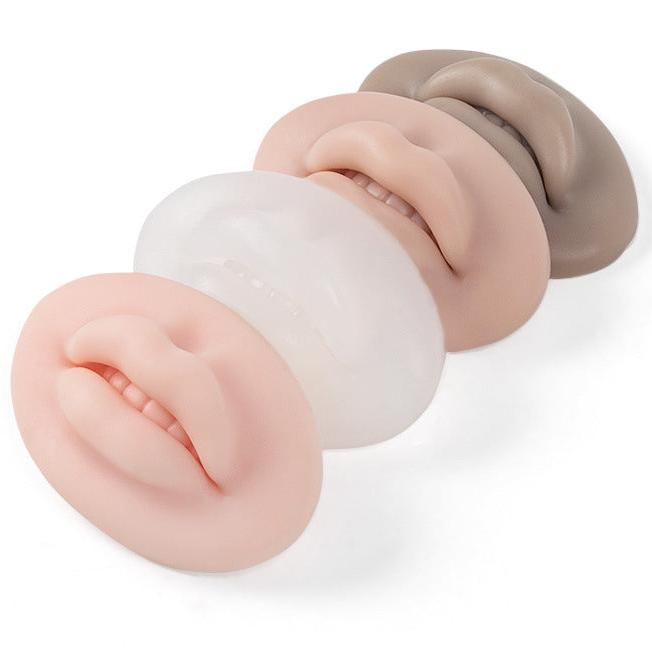 5D PMU Silicone Lip Practice Model 36G – Soft, Flexible Design for Lip Blush Training - 10PCS