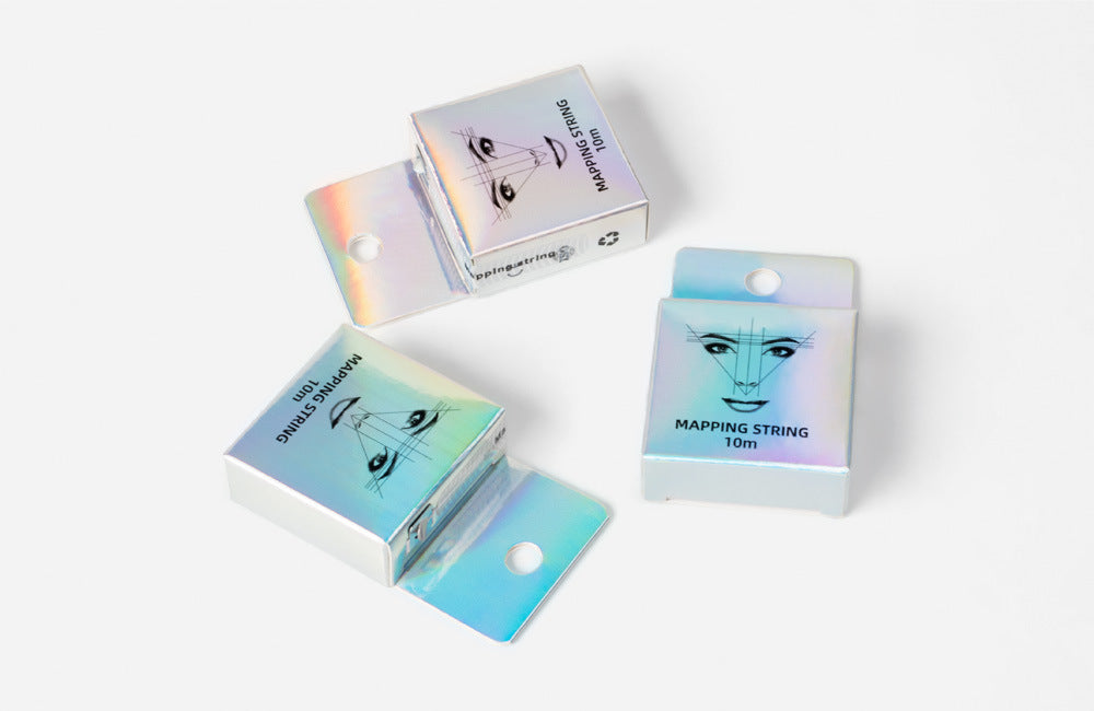Mapping String for Eyebrow Design | Pre-Inked Facial Ruler - 6PCS