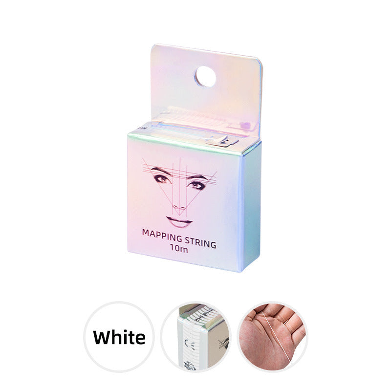 Mapping String for Eyebrow Design | Pre-Inked Facial Ruler - 6PCS