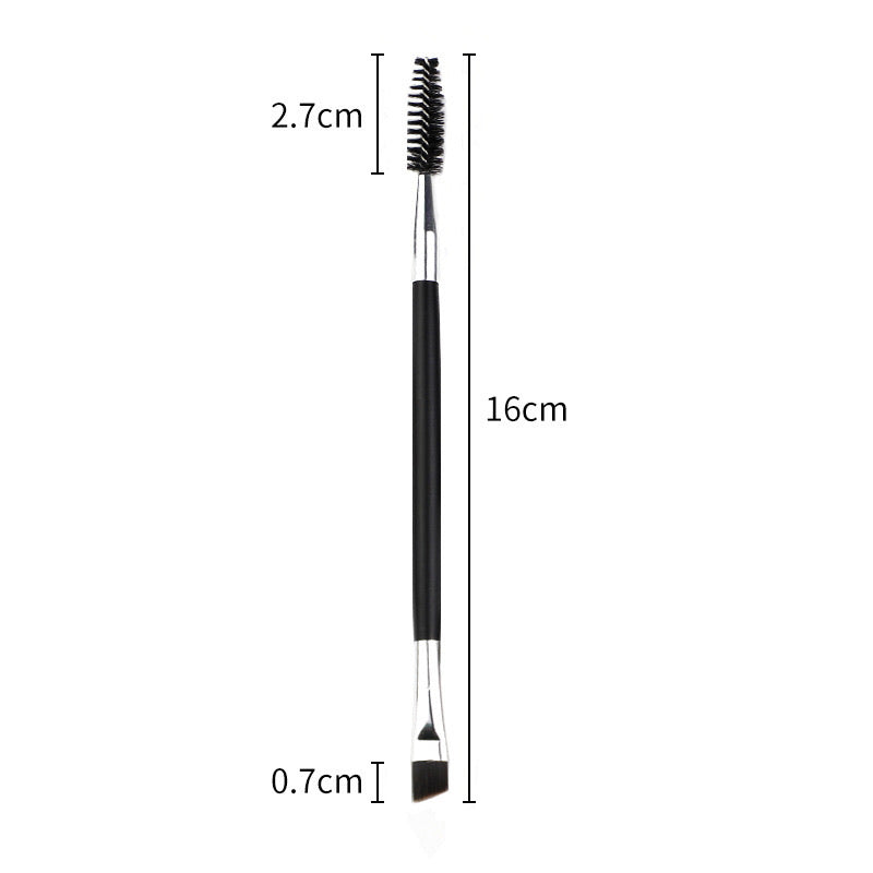 Ultra-Thin Angled Dual-Head Eyebrow Brush - 20PCS