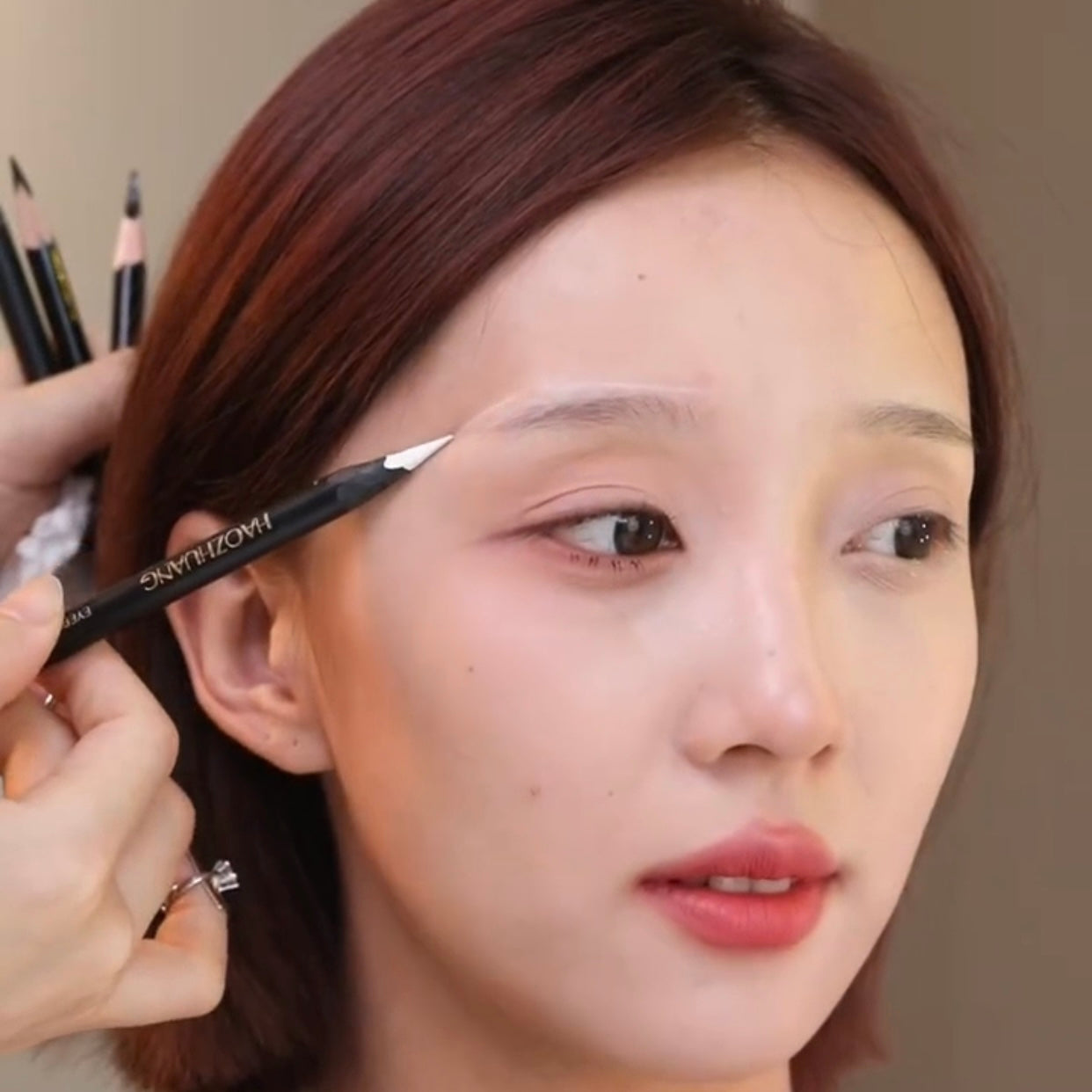Weiße Farbe Permanent Makeup Microblading Augenbrauenstift