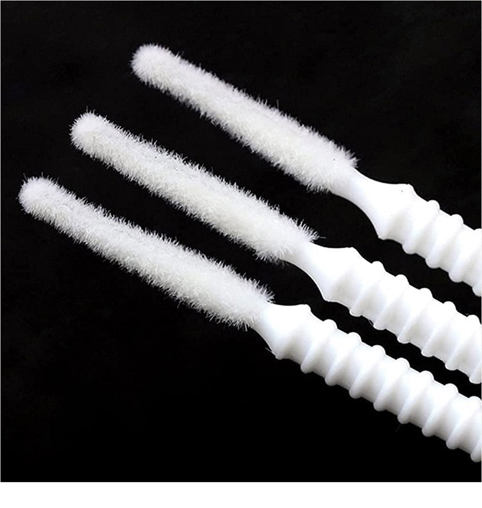 Premium Disposable Eyelash & Microblading Cleaning Swabs - 10 Packs