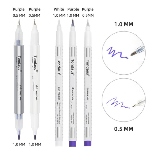 Hautmarkierungsstift für präzises Permanent-Make-up-Design – 20 Stück