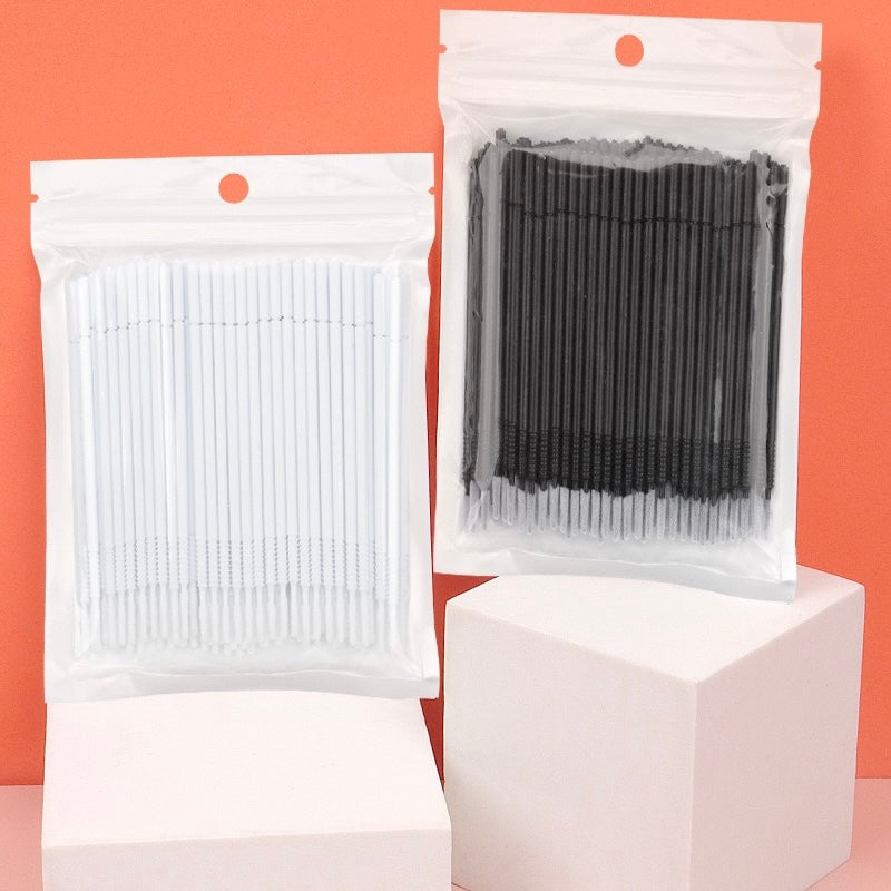 Premium Disposable Eyelash & Microblading Cleaning Swabs - 10 Packs