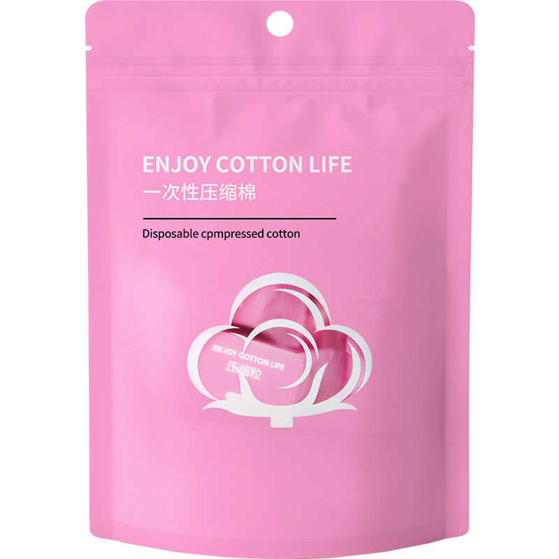 Premium Compressed Cotton Pads for PMU and Skincare