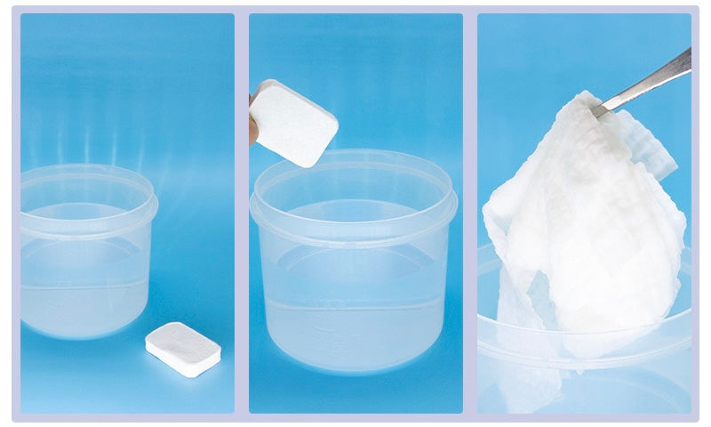 Premium Compressed Cotton Pads for PMU and Skincare