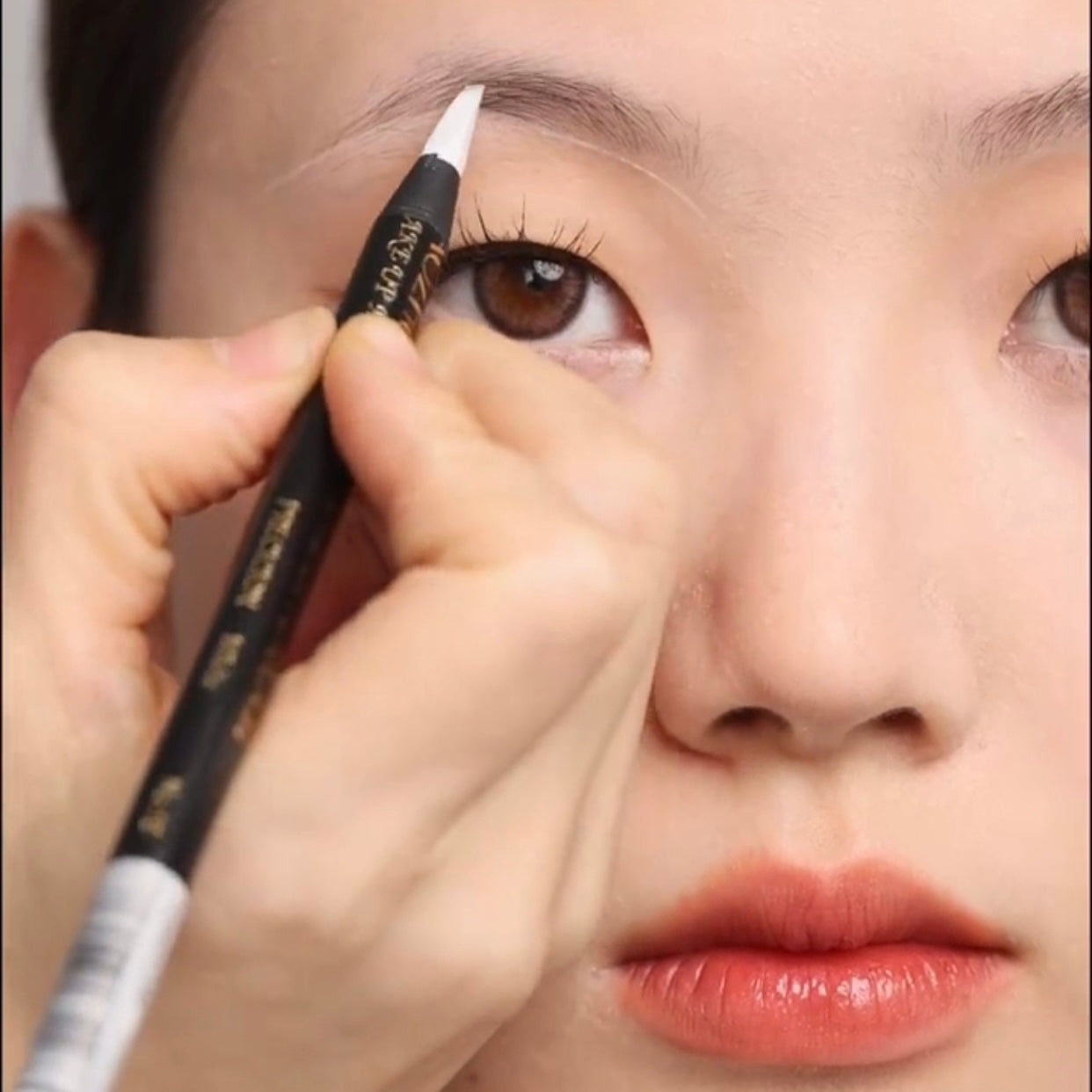 Weiße Farbe Permanent Makeup Microblading Augenbrauenstift