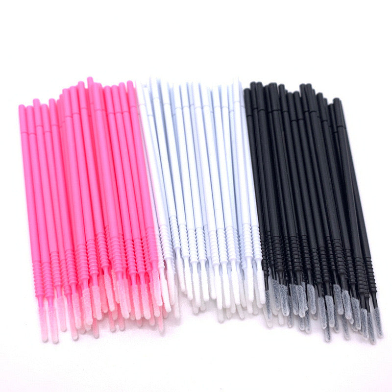 Premium Disposable Eyelash & Microblading Cleaning Swabs - 10 Packs