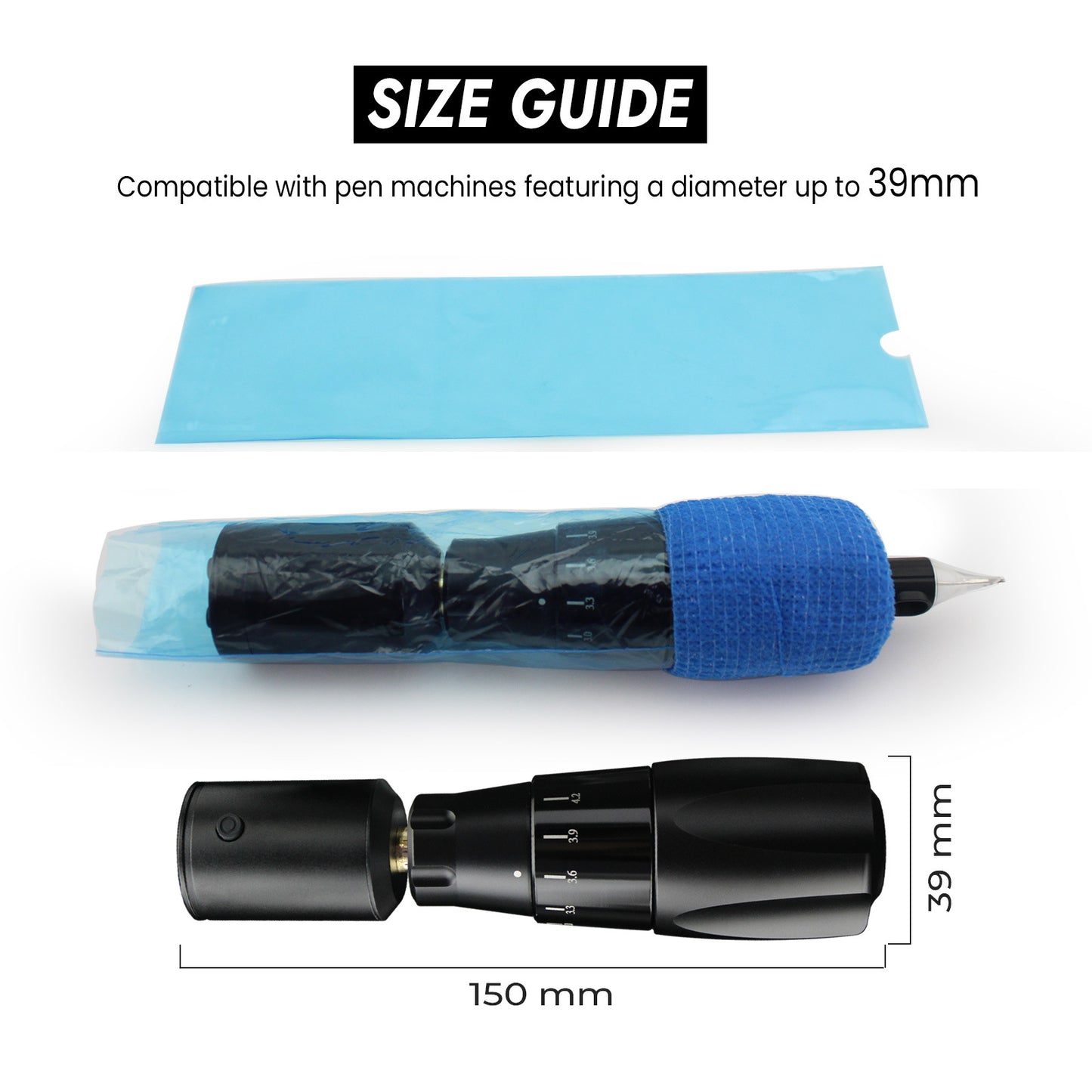 Disposable Tattoo Pen Covers – Hygienic & Protective Sleeves for Tattoo & PMU Machines