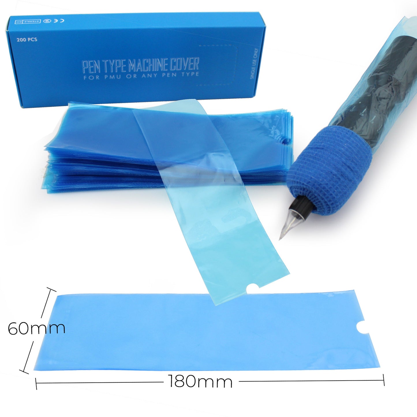 Disposable Tattoo Pen Covers – Hygienic & Protective Sleeves for Tattoo & PMU Machines