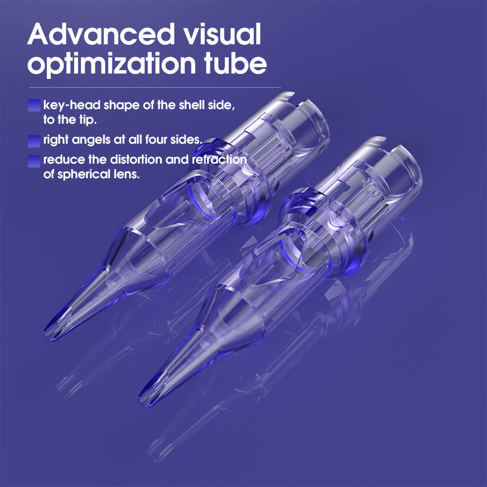 Mast Pro PMU Universal Cartridges 0.25mm Taper 5MM Bugpin Round Liner - Box of 20