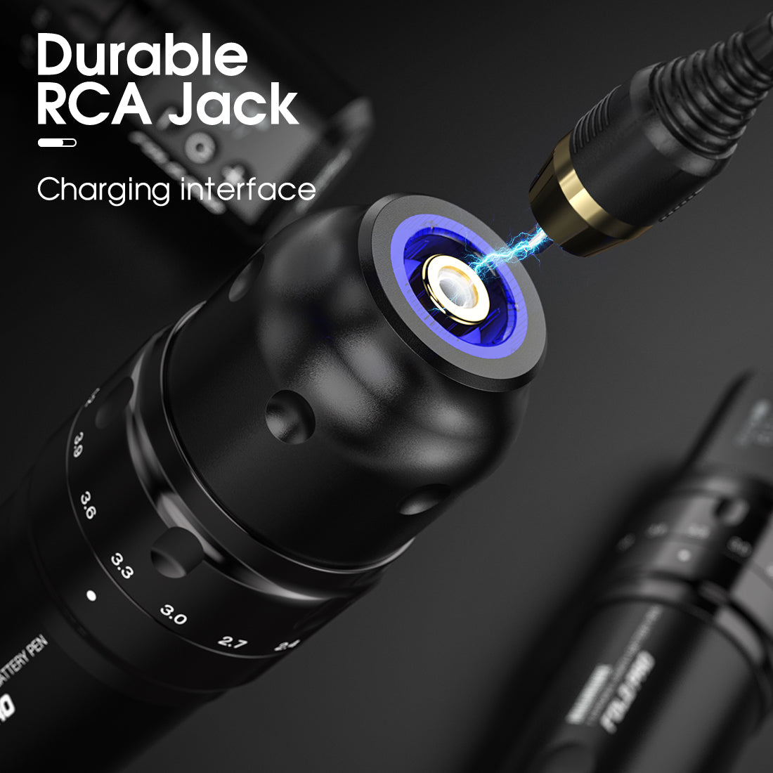 Máquina de tatuaje inalámbrica Dragonhawk Fold Pro PMU con 7 longitudes de trazo - Envío gratuito