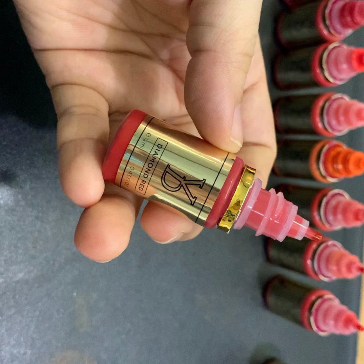 Rojo diamante - pigmento líquido neo rubor labial 12ML