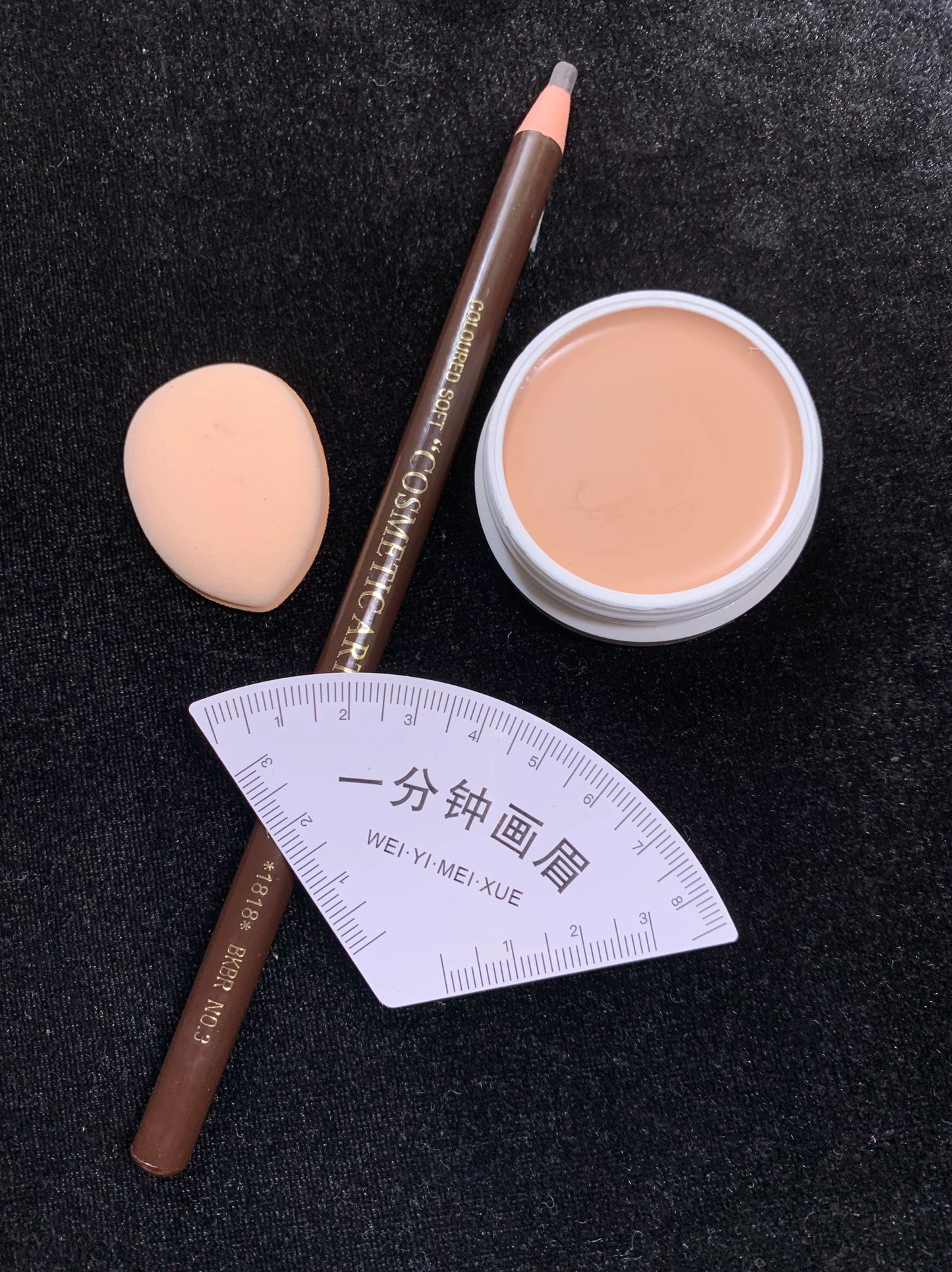 1-Minute Brow Mapping Tool – Stainless Steel Brow Shaping Ruler Kit for PMU Artists