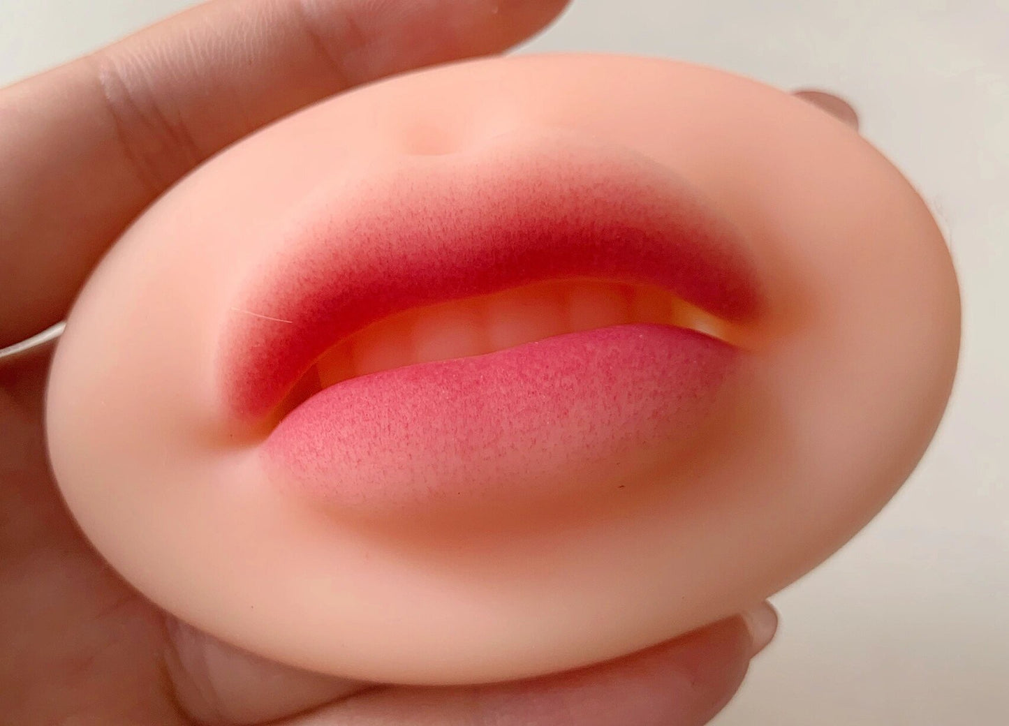 Modelo de práctica labial de silicona 5D de alta calidad, 50 g: perfecto para mapeo labial y entrenamiento de PMU.