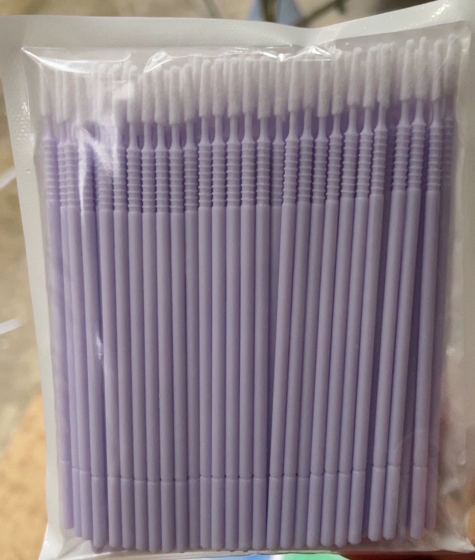 Premium Disposable Eyelash & Microblading Cleaning Swabs - 10 Packs