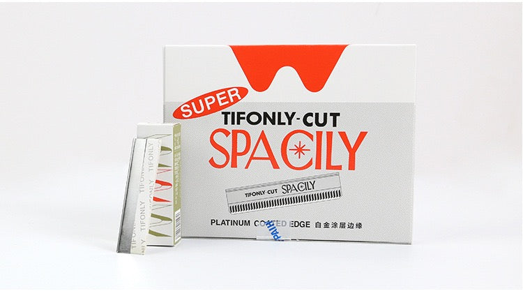 Professional Corrugated Eyebrow Razor Blades – Carbon Steel / Stainless Steel