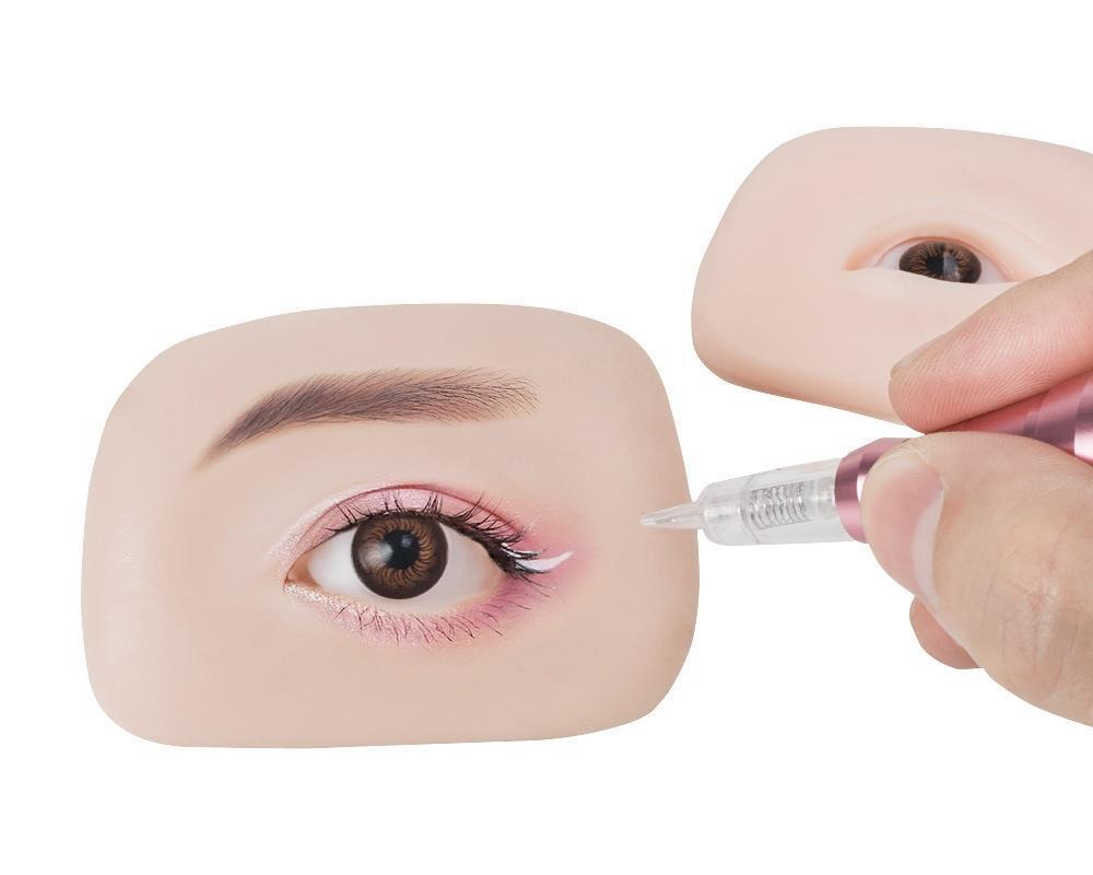 5D Eyelid Practice Mold โ Realistic Silicone Training Module for PMU Artists
