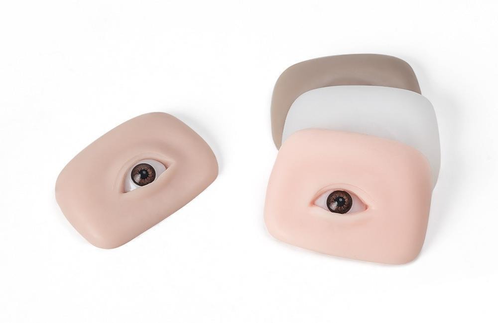 5D Eyelid Practice Mold โ Realistic Silicone Training Module for PMU Artists