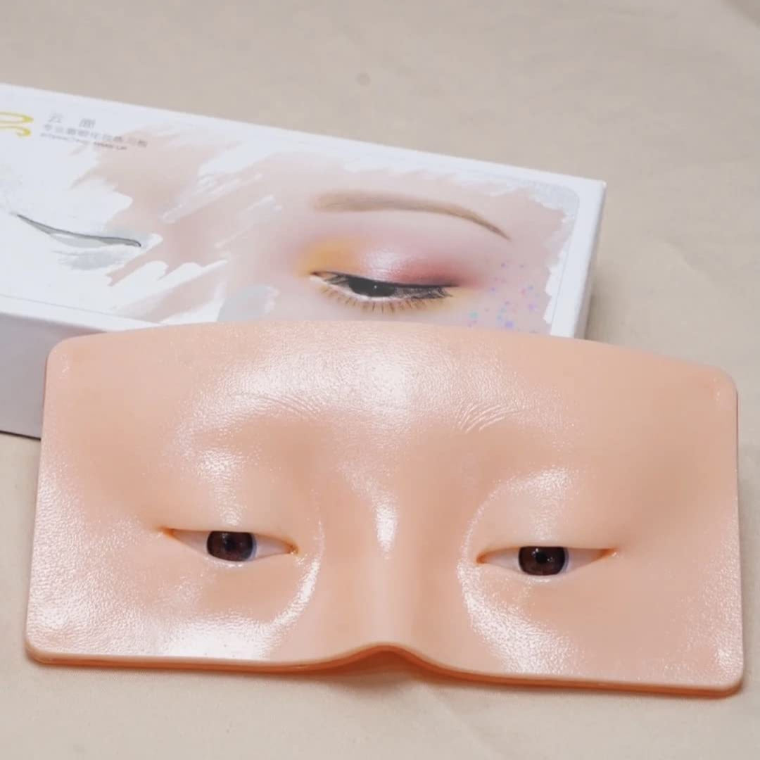 Almohadilla facial para práctica de maquillaje 5D: el maniquí perfecto para maquilladores y principiantes