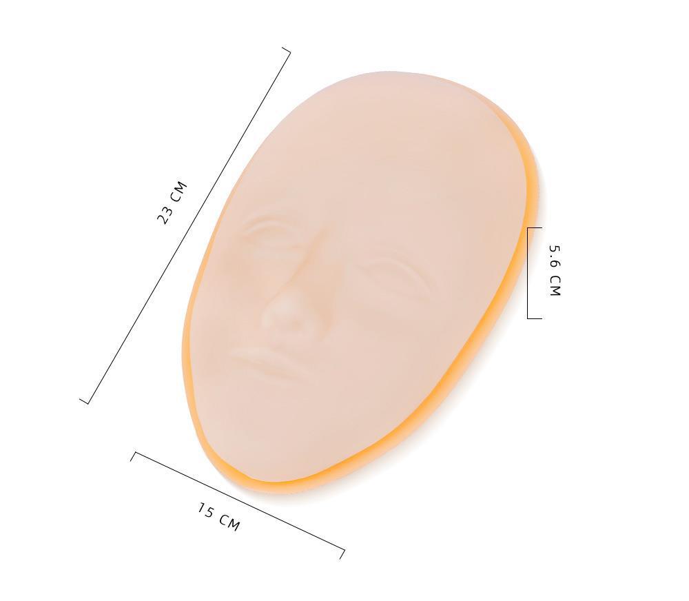 5D Silicone 3D Practice Skin with Base