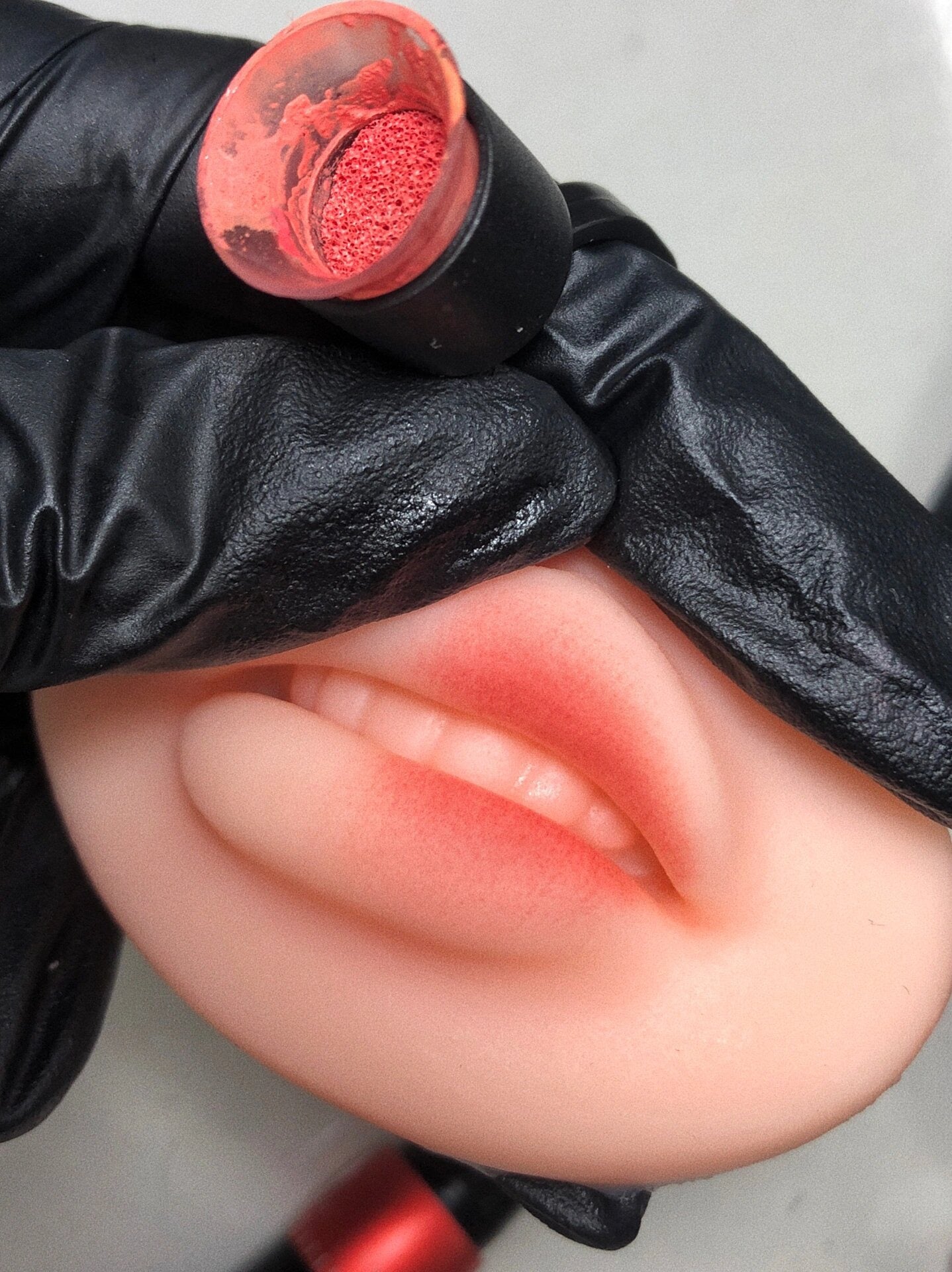 Modelo de práctica labial de silicona 5D de alta calidad, 50 g: perfecto para mapeo labial y entrenamiento de PMU.